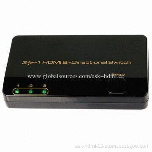 3x1 HDMI Bi-directional Switch, Plug-and-play Function